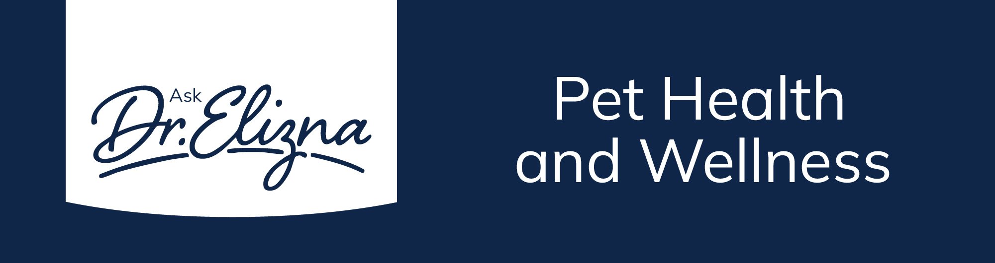 Header Banners - Pet Health & Wellness