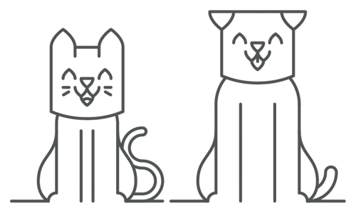 PET INSURE WEB ILL_CAT & DOG ILLUSTRATION