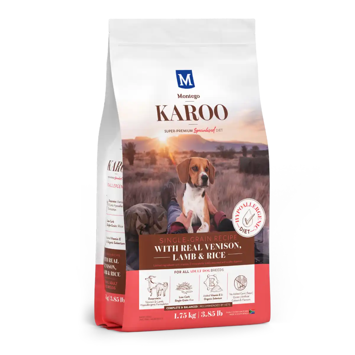 Adult Dog Hypoallergenic
Venison & Lamb